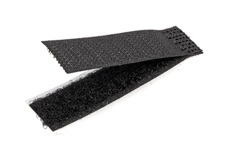 Držák kabelů se suchým zipem 16 x 70mm, samolepící, černý