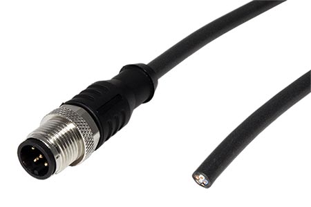 Kabel M12 5pin (M) kód A - bez koncovky, 1m