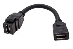 Keystone modul HDMI A(F) - HDMI A(F), kabel 0,2m