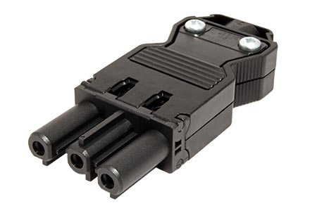 Konektor síťový 230V/16A, samice, na kabel (GST18) (375.505)