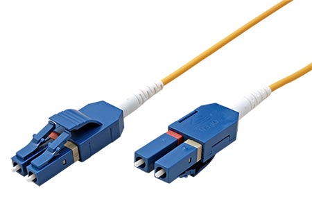 Optický patchkabel LC-LC 9/125 (single mode), 2mm, duplex, OS2, LSOH, uniboot, 3m