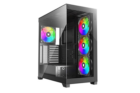 PC skříň ATX Midi Tower, Gaming, černá (XG171 | XILENT GLEAM)