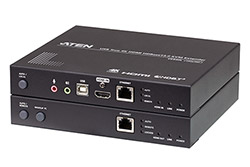Prodlužovací adaptér HDMI + Ethernet + audio + RS232 + USB 2.0, 4K@60Hz, HDBaseT 3.0 (CE840)