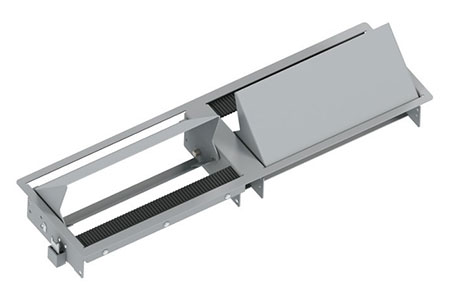 Systém CONI DUO, 2x krátký rám (2x 3 moduly), stříbrný (911.026)