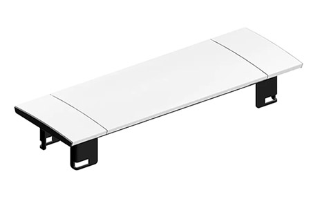 Systém POWER FRAME COVER, krátký rám s krytem (3 moduly), bílý/černý (915.503)