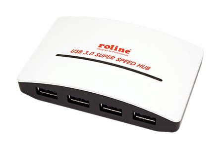 USB 5Gbps Hub, 4x USB3.0 A(F), se zdrojem
