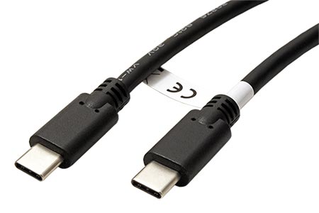 USB 5Gbps kabel USB C(M) - USB C(M), PD 60W, 3m, černý