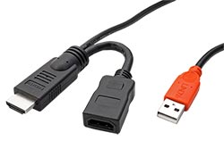 USB napájecí kabel pro HDMI, 0,4 m